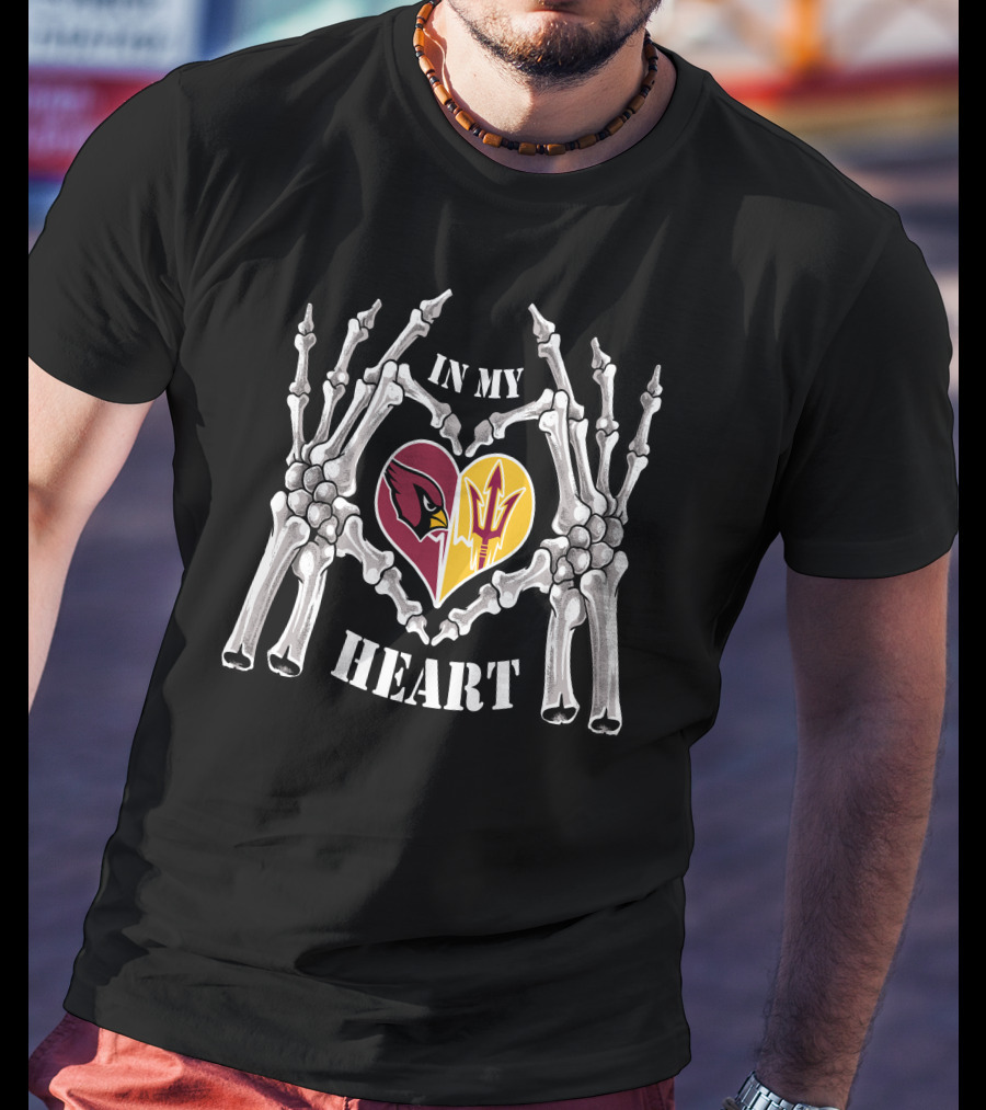 In My Heart Cardinals Arizona State T-Shirt
