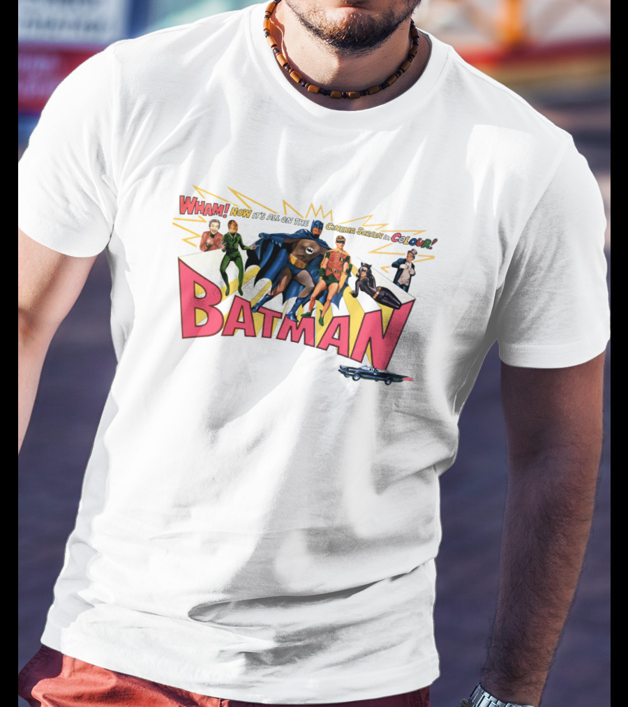 WHAM Now It's All On The Cinema Screen In Colour Batman T-Shirt