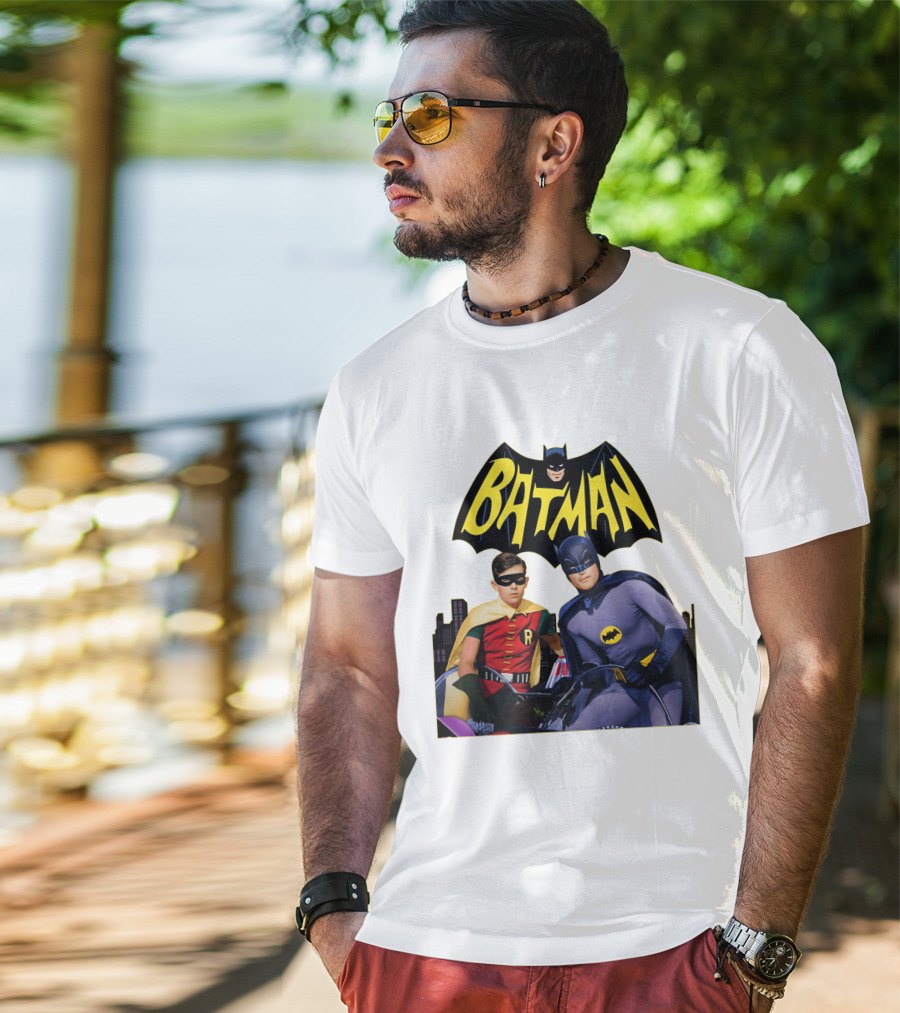 Batman Robin Classic TV Series Duo T-Shirt