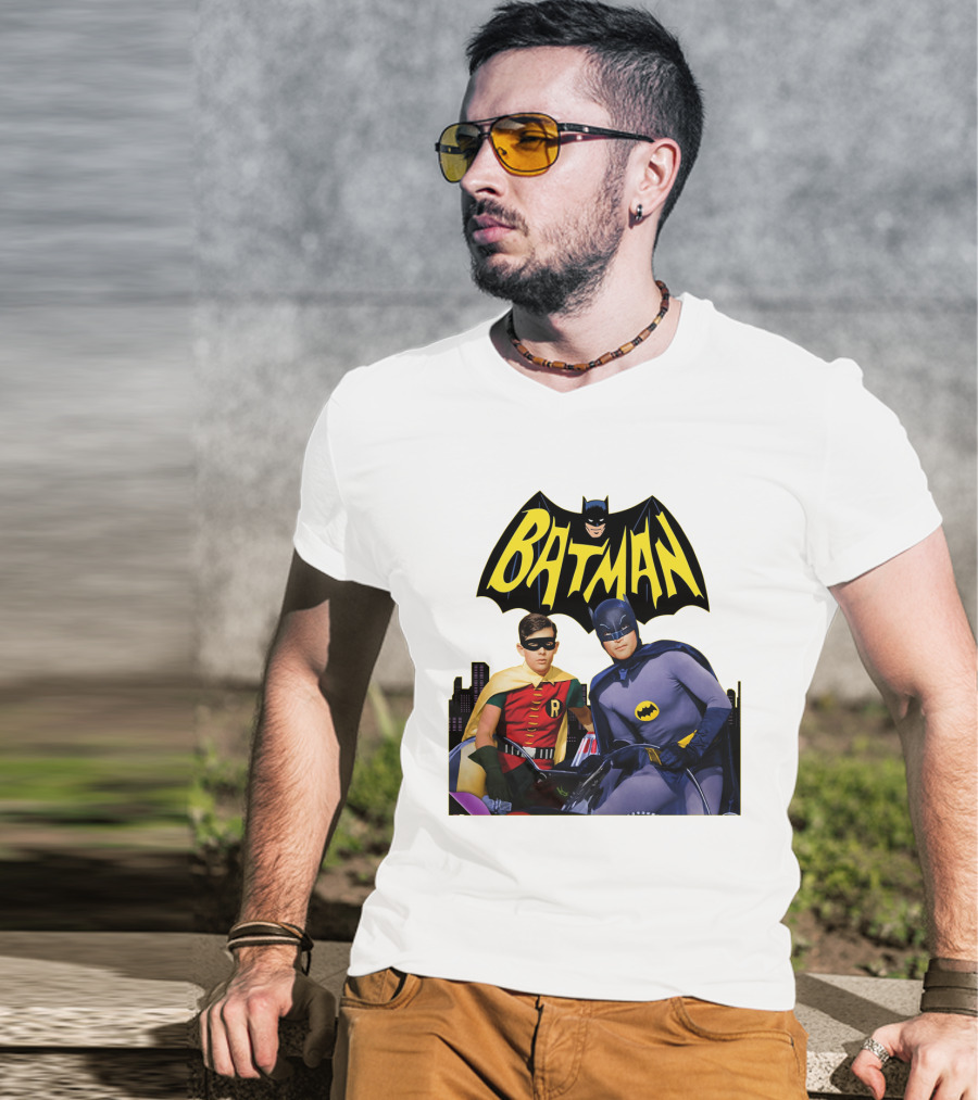 Batman Robin Classic TV Series Duo T-Shirt