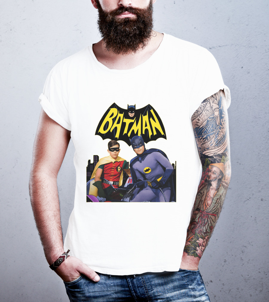 Batman Robin Classic TV Series Duo T-Shirt