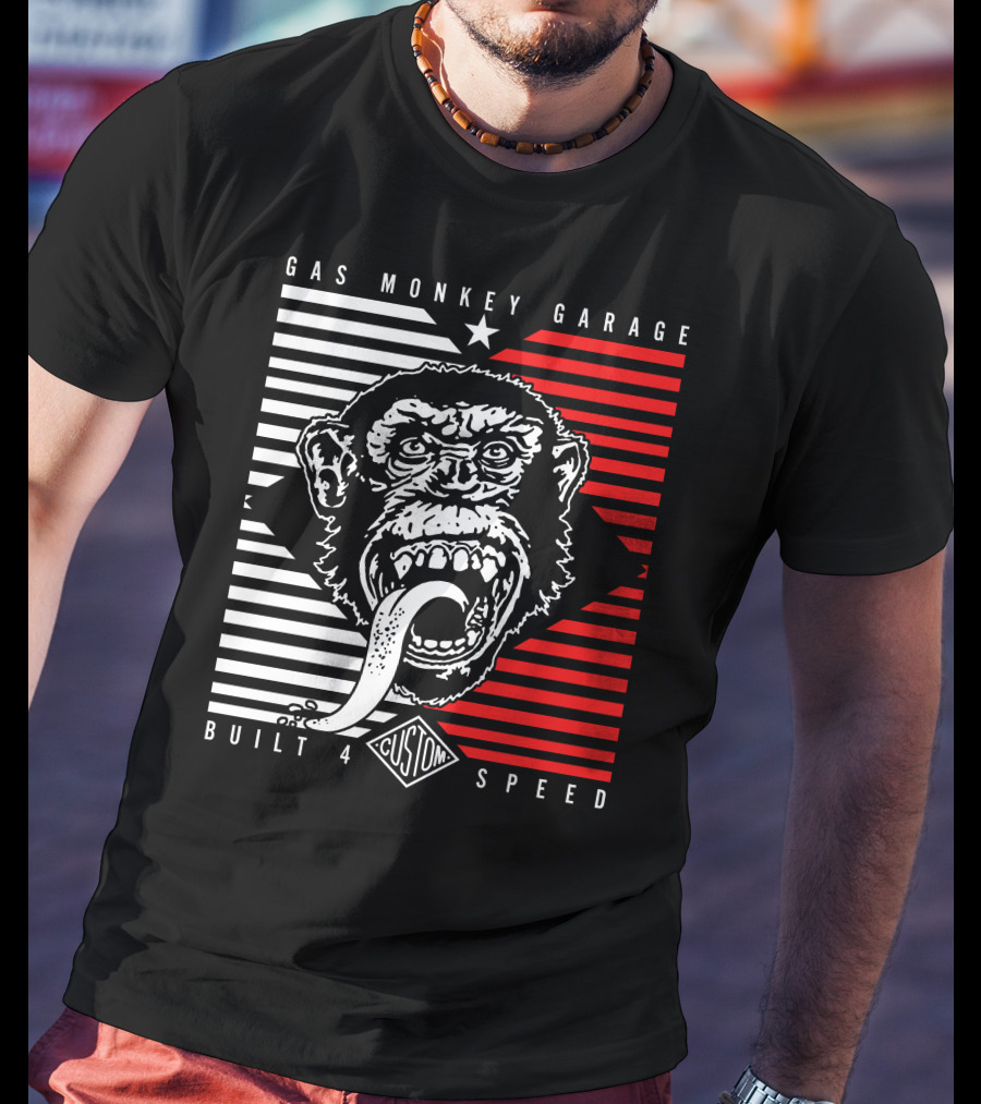 Gas Monkey Garage Built 4 Speed Custom Stryper T-Shirt