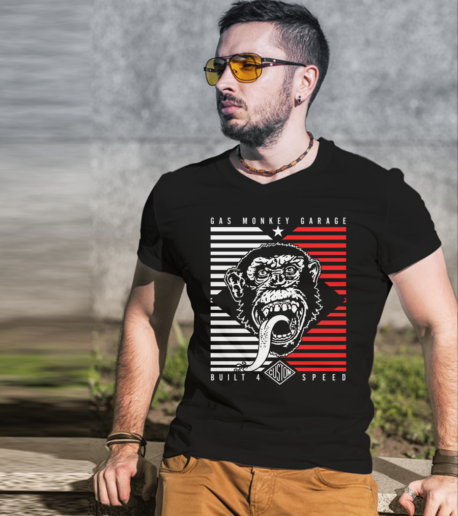 Gas Monkey Garage Built 4 Speed Custom Stryper T-Shirt