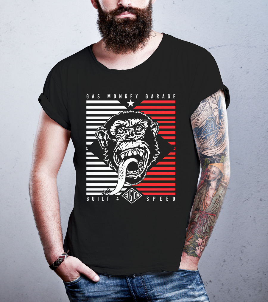 Gas Monkey Garage Built 4 Speed Custom Stryper T-Shirt