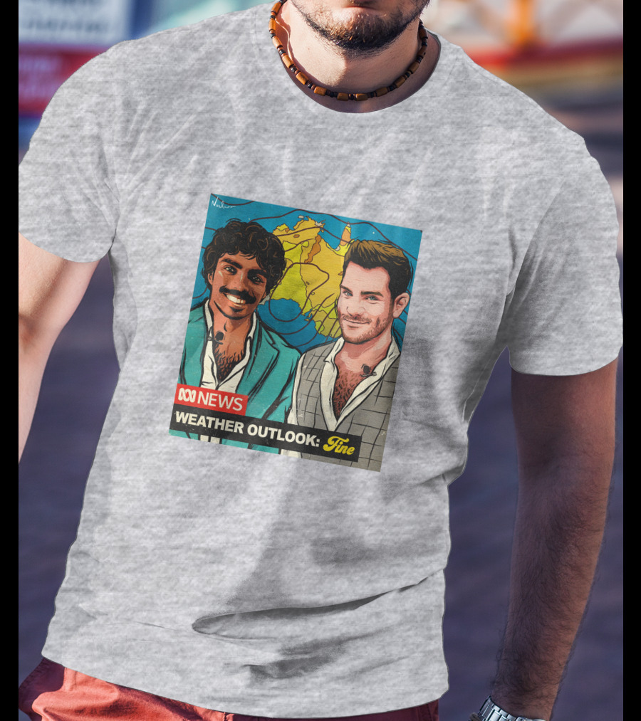 Nordacious ABC Weather News Weather Outlook Fine Rob Stott T-Shirt