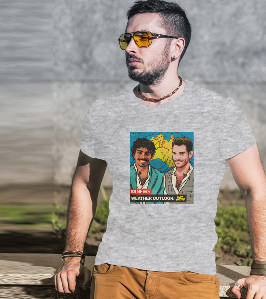 Nordacious ABC Weather News Weather Outlook Fine Rob Stott T-Shirt