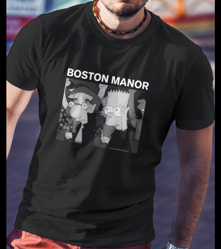 Boston Manor Simpsons Rock And Roll Band Inspired T-Shirt