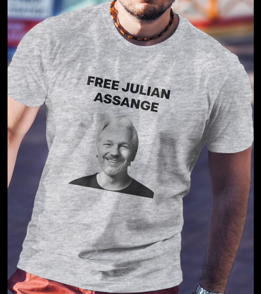 Free Julian Assange WikiLeaks Shop T-Shirt