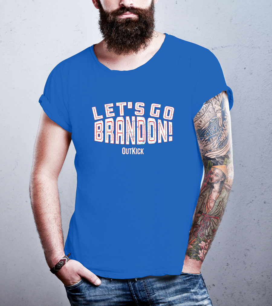 Outkick Let's Go Brandon Lay Travis T-Shirt