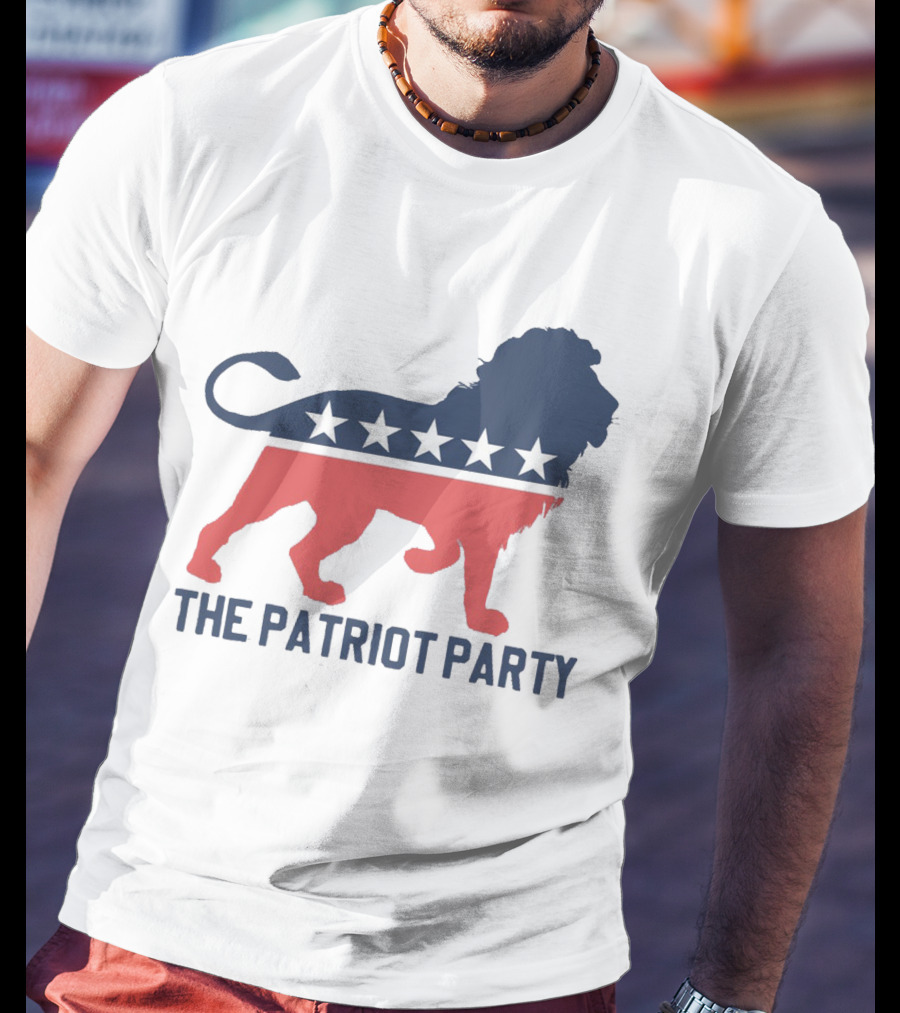 The Patriot Party Lion With Stars T-Shirt