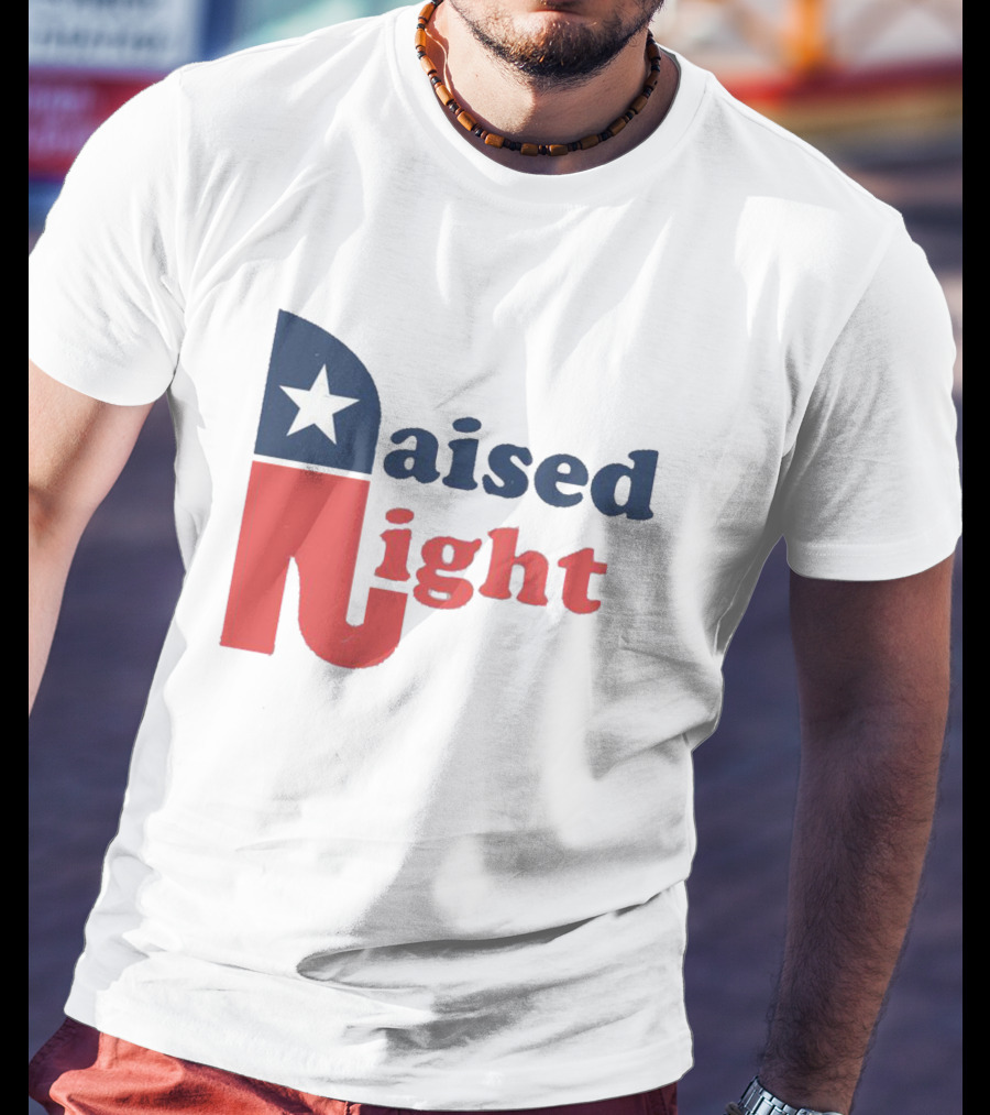 Raised Right Republican Elephant T-Shirt