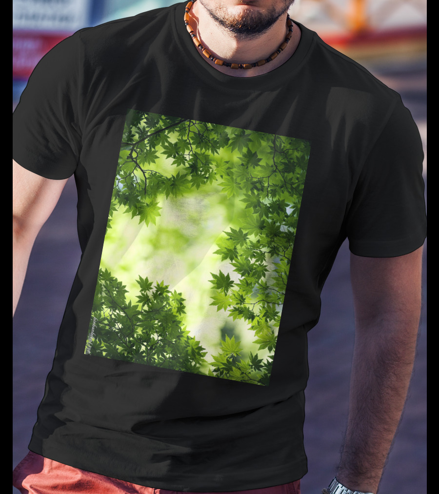 Short Lush Green Canopy Leaves T-Shirt
