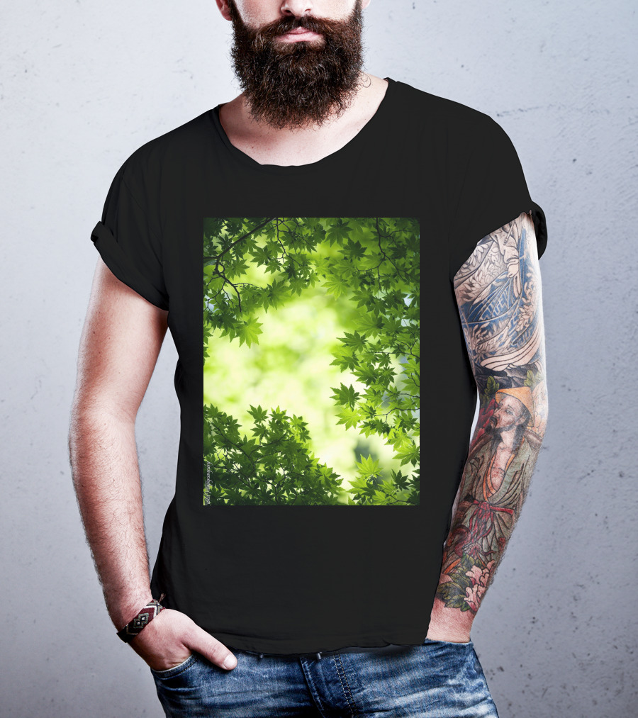 Short Lush Green Canopy Leaves T-Shirt
