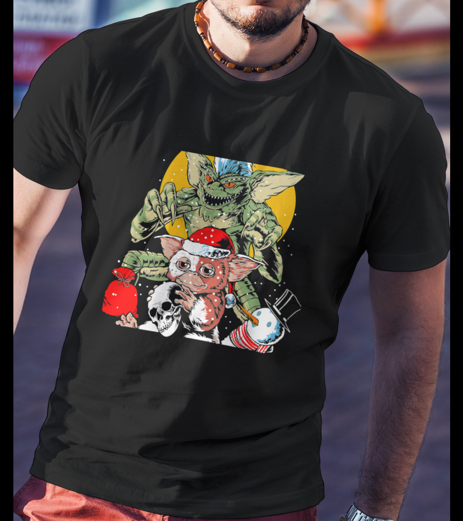 Gizmo And Gremlin Christmas Mischief Adventures T-Shirt