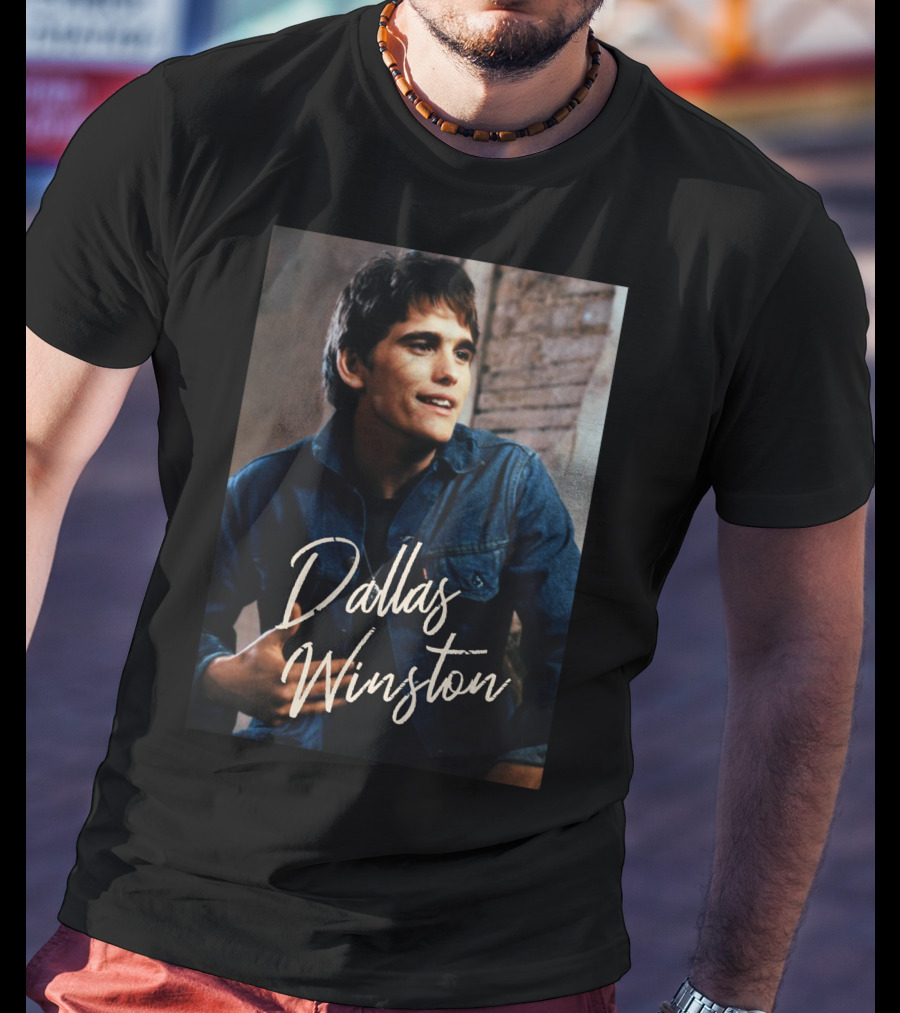 Dallas Winston The Outsiders 80s Movie Retro Denim T-Shirt