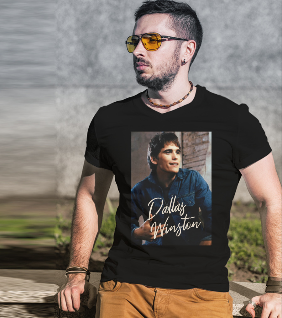Dallas Winston The Outsiders 80s Movie Retro Denim T-Shirt