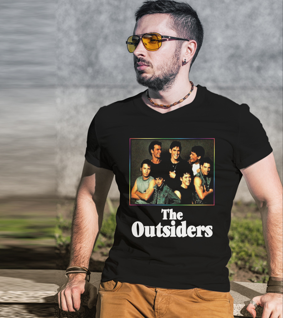 The Outsiders Movie Cast Ensemble Photograph T-Shirt