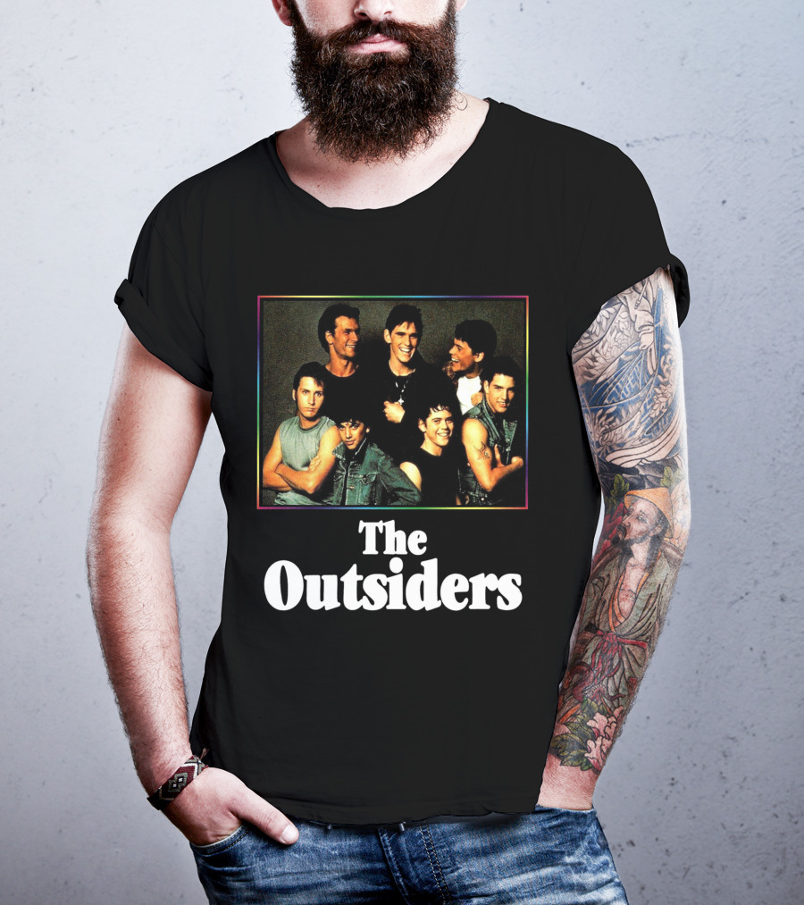 The Outsiders Movie Cast Ensemble Photograph T-Shirt