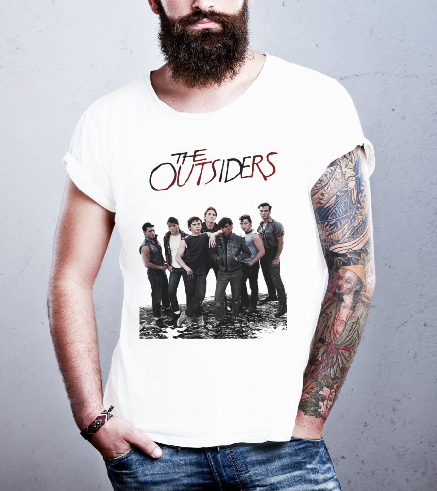 The Outsiders 1983 Movie Cast Photo Classic T-Shirt