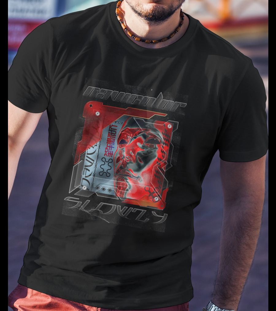 Navycolor Slowly Red Mask T-Shirt