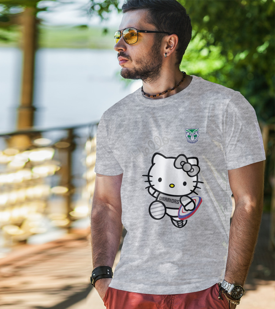 New Zealand Warriors Hello Kitty Rugby T-Shirt