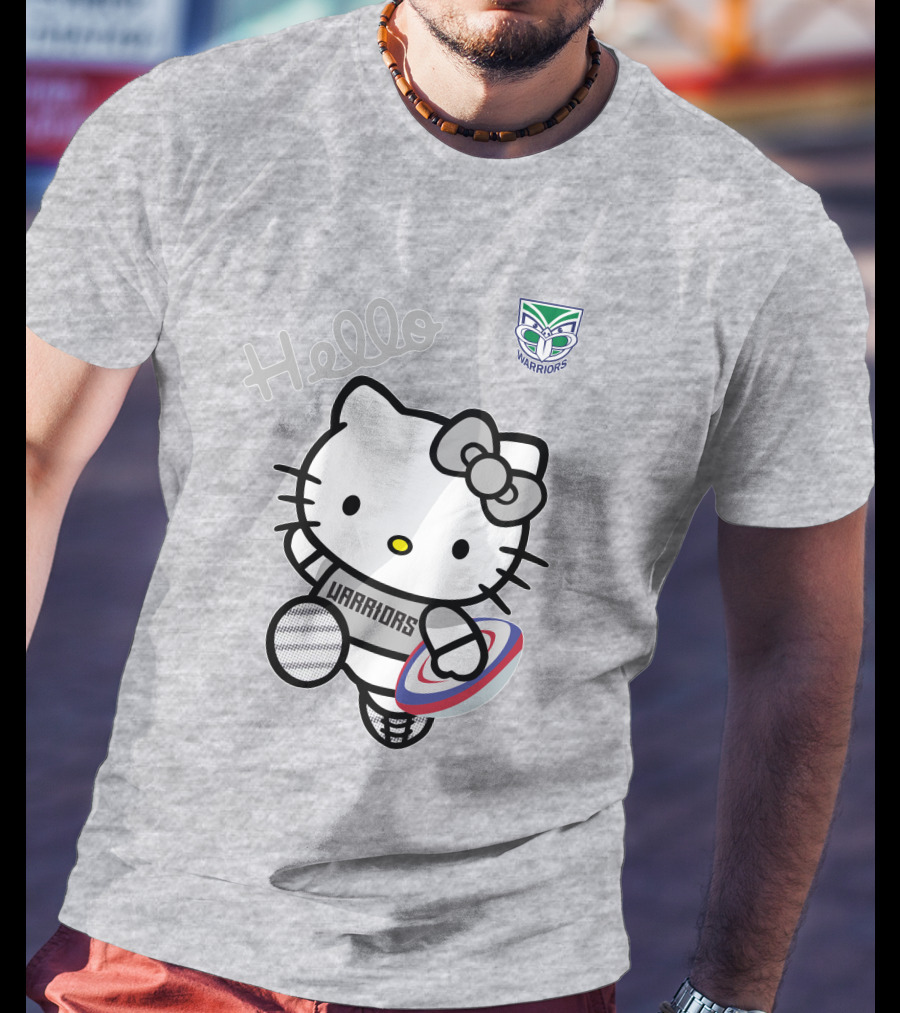 New Zealand Warriors Hello Kitty Rugby T-Shirt