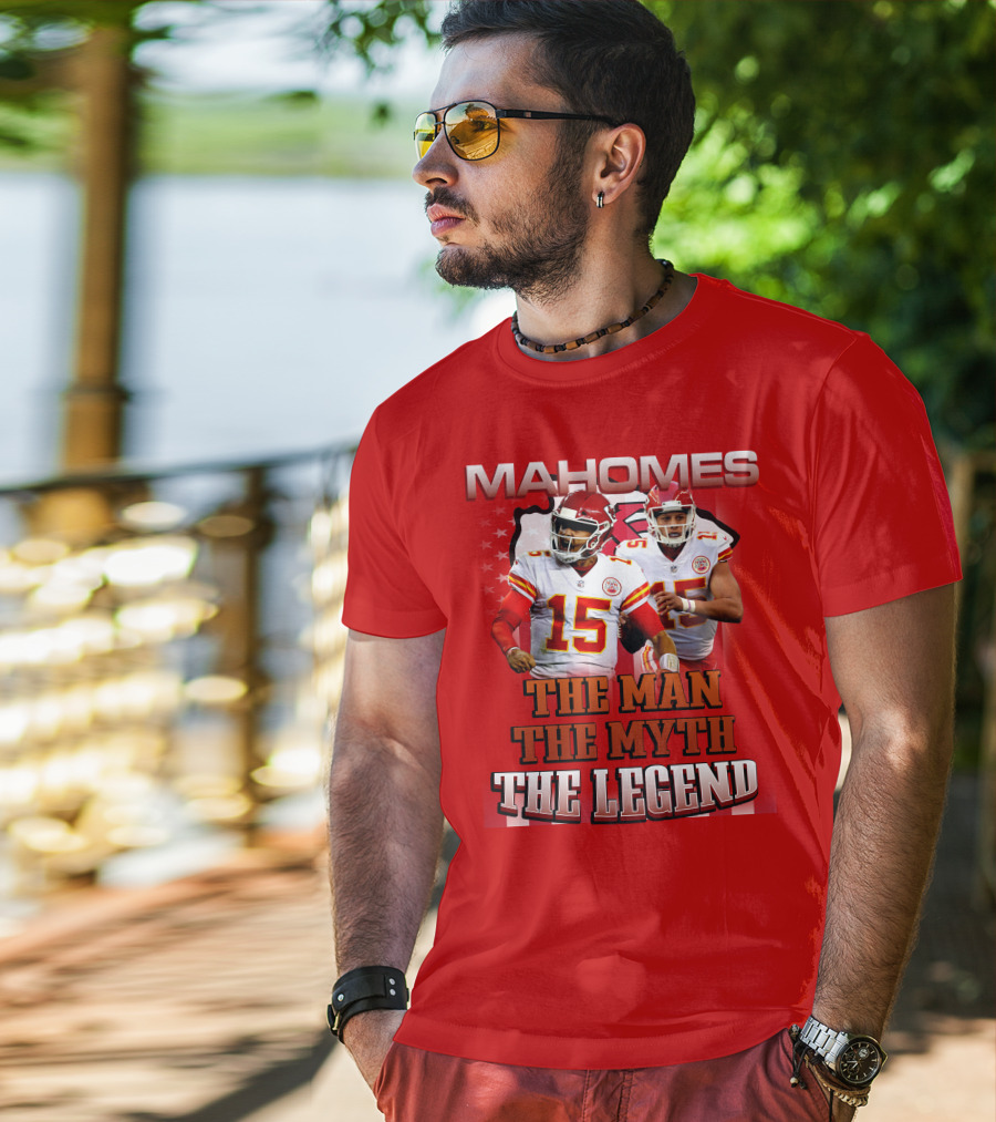 MAHOMES THE MAN THE MYTH THE LEGEND NFL Kansas City Chiefs P504HN6130 T-Shirt