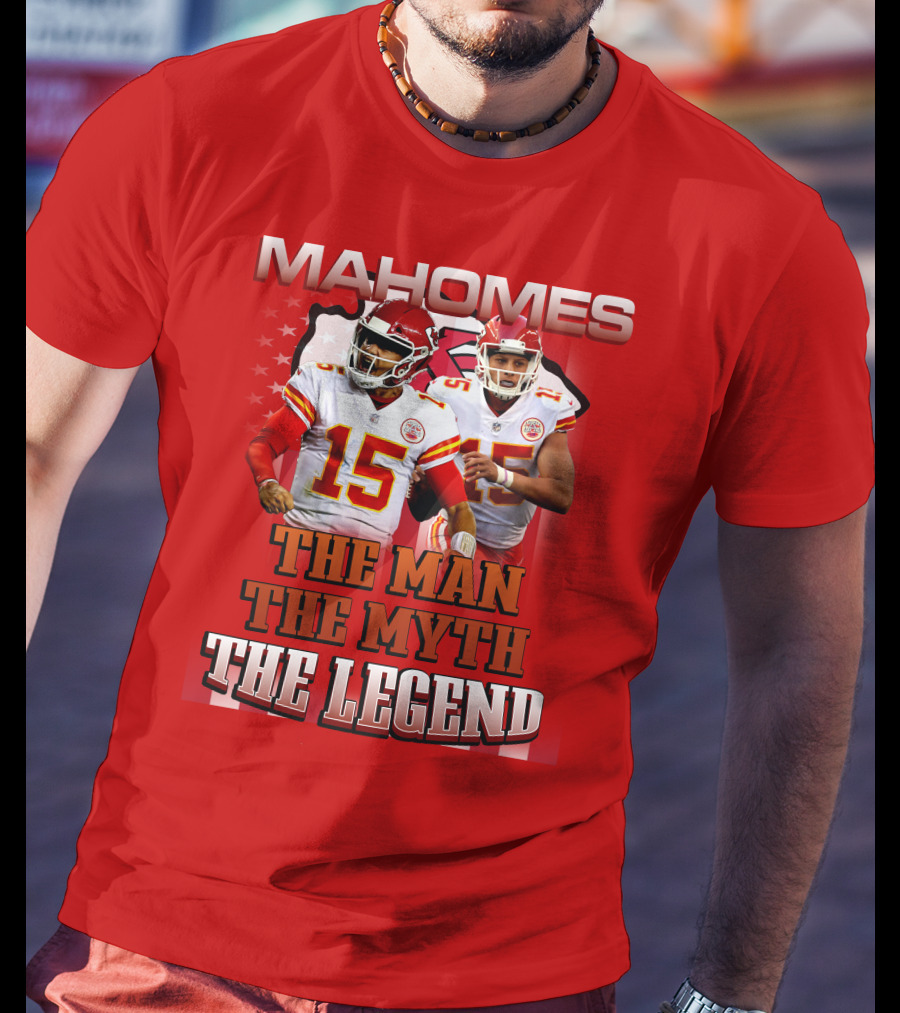 MAHOMES THE MAN THE MYTH THE LEGEND NFL Kansas City Chiefs P504HN6130 T-Shirt
