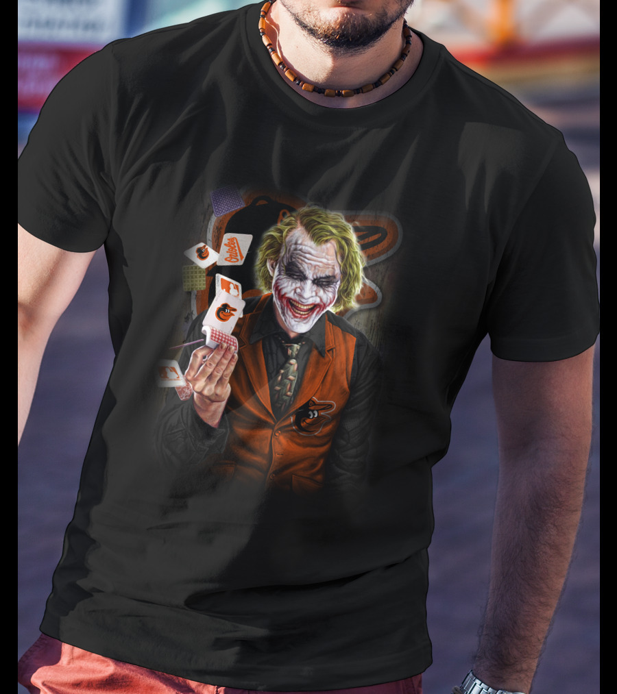 Baltimore Orioles Joker Playing Cards T-Shirt