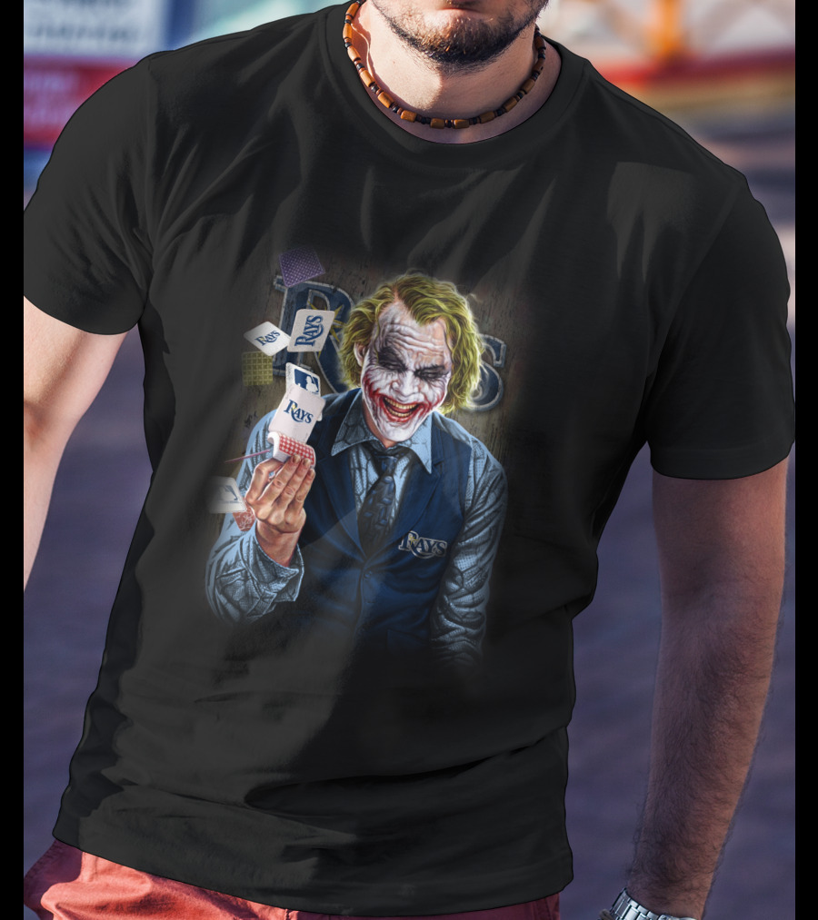 Tampa Bay Rays Joker Playing Cards MLB Mashup T-Shirt