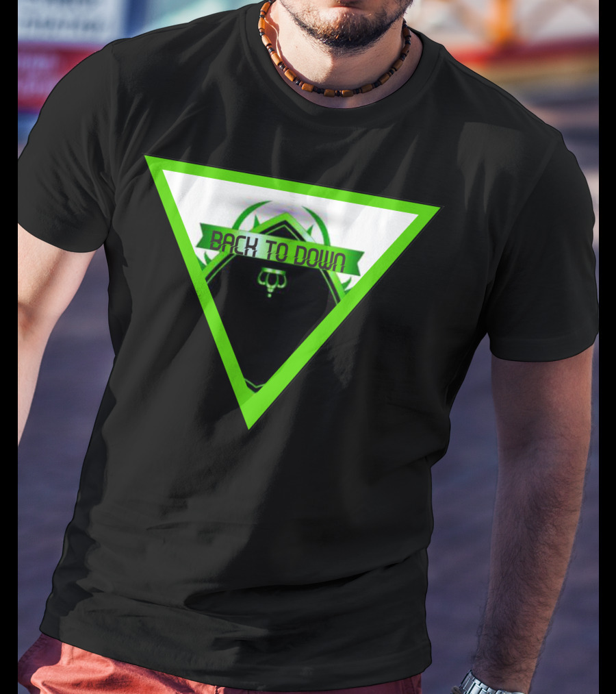 Back To Down Owl Triangle Emblem T-Shirt