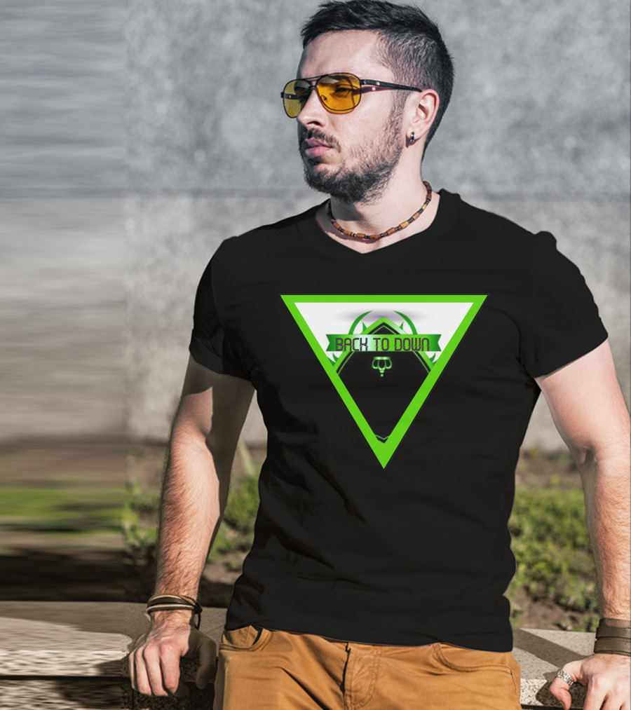 Back To Down Owl Triangle Emblem T-Shirt