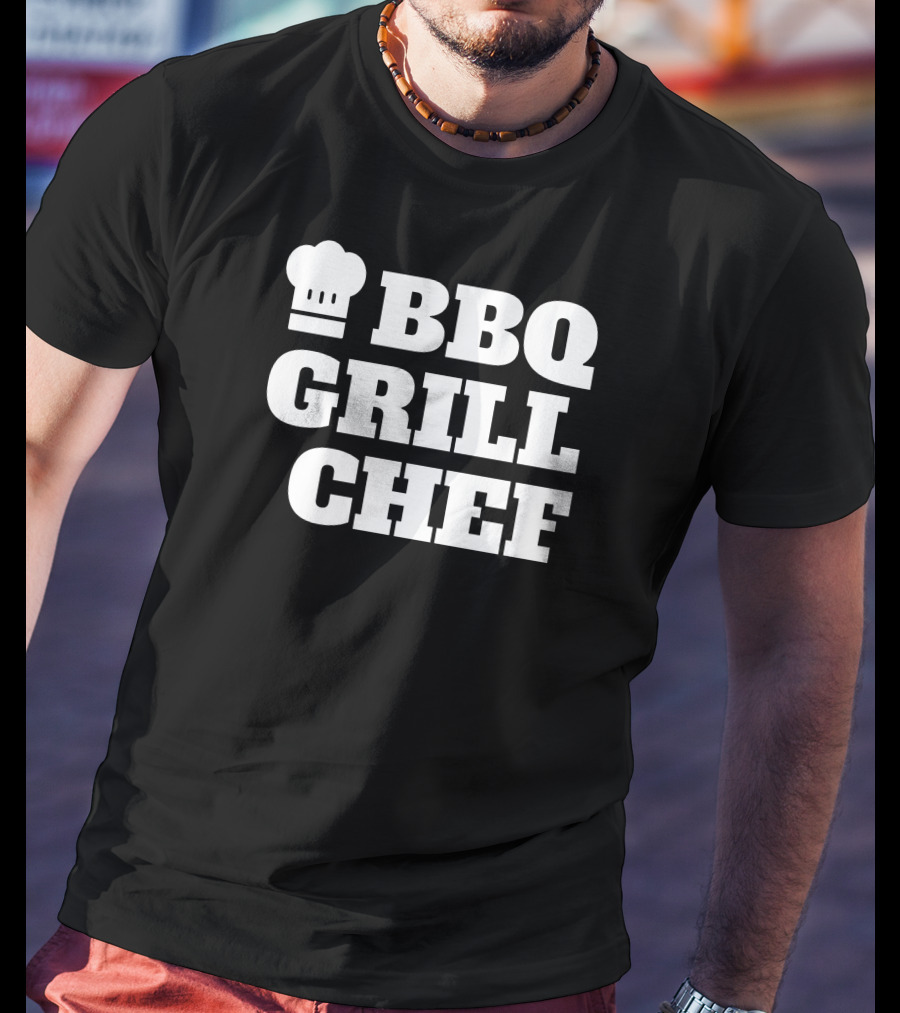 BBQ Grill Chef Cooking Hat T-Shirt