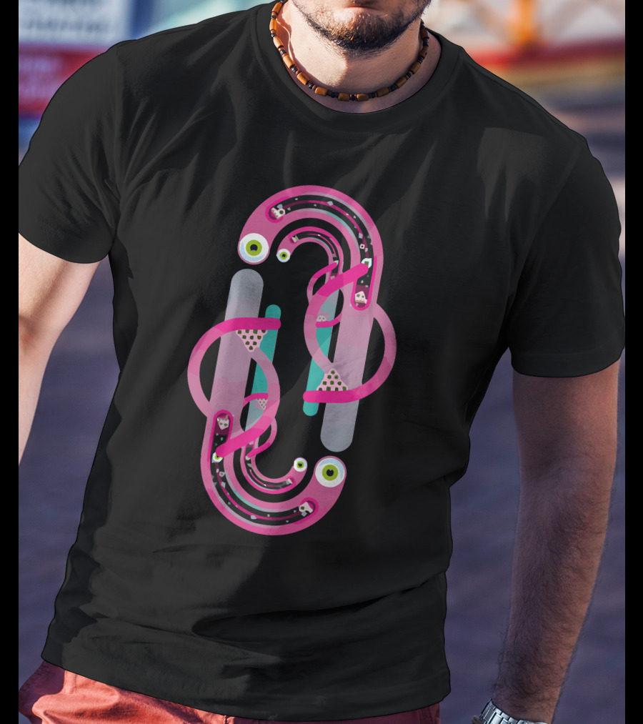 Crazy Dope Funky Abstract Eyeball T-Shirt