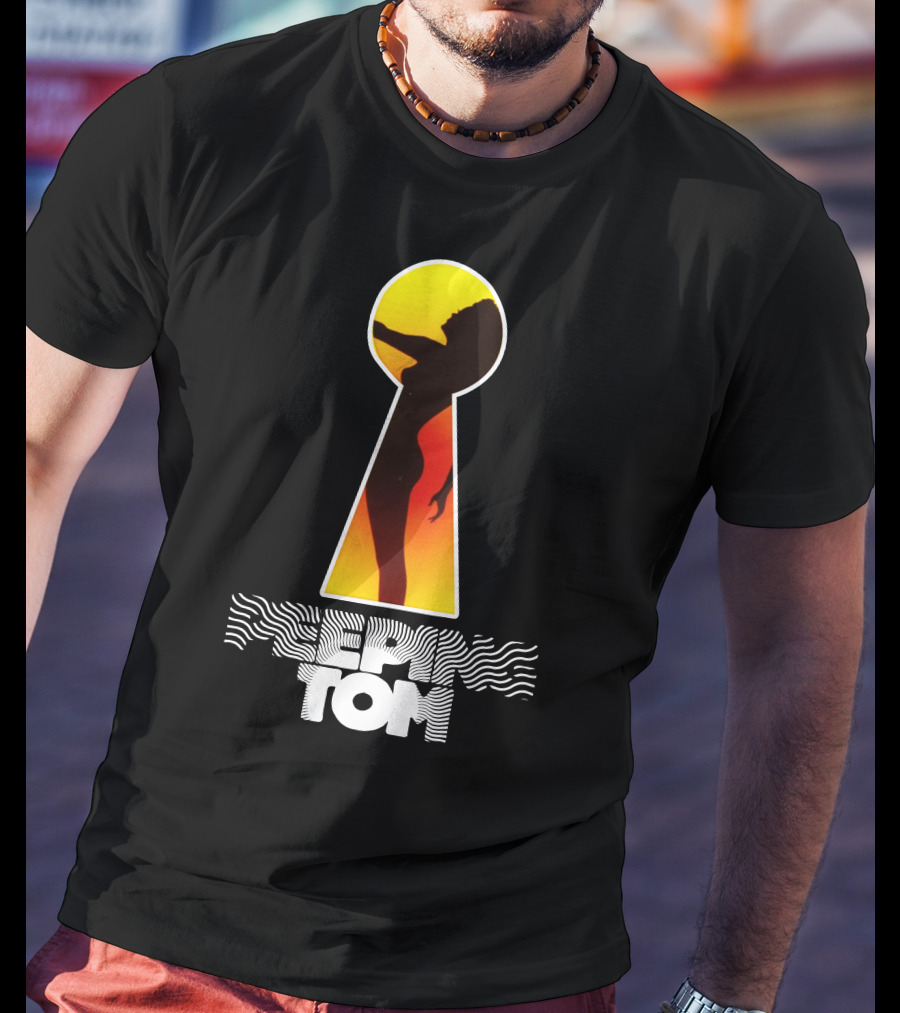Peeping Tom 2006 Keyhole Silhouette Sunset T-Shirt