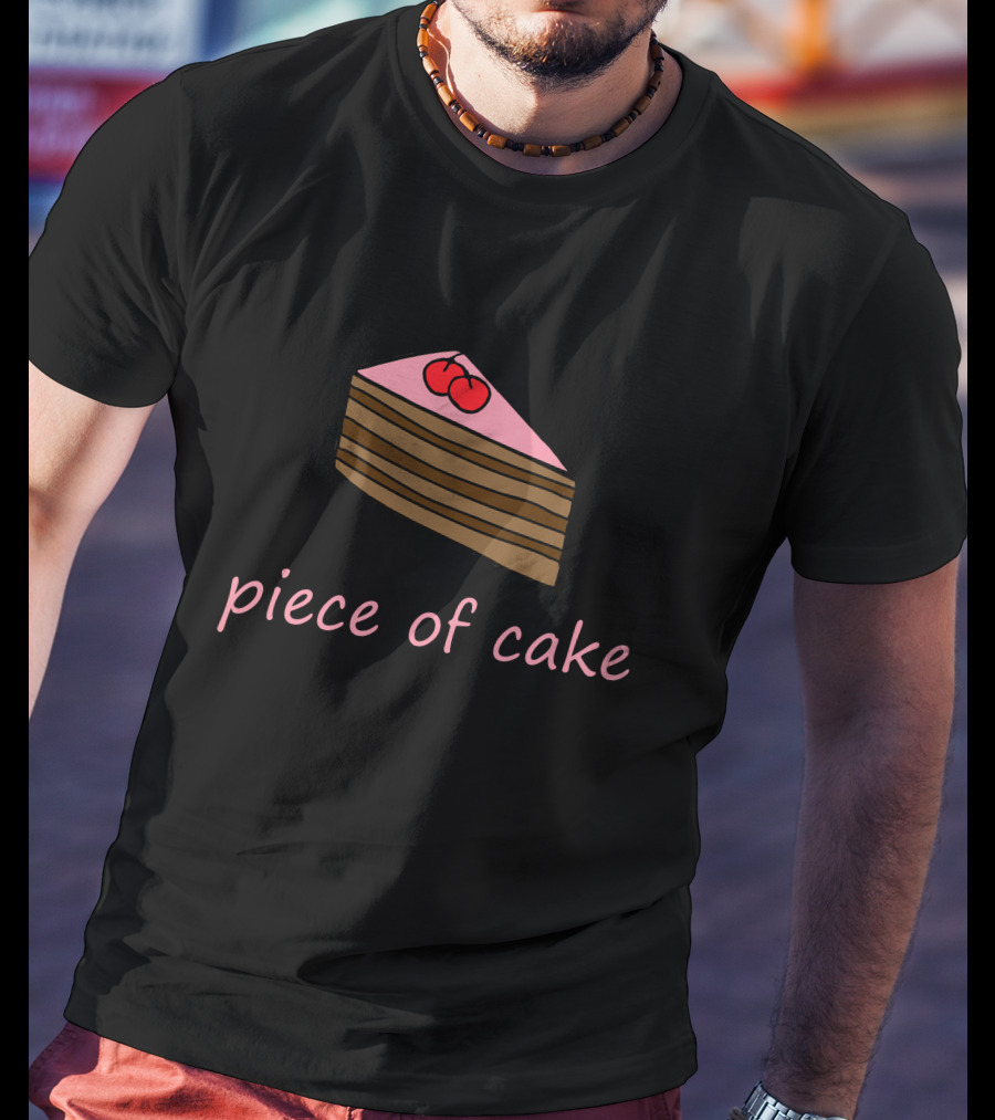 Piece Of Cake Slice With Cherries T-Shirt