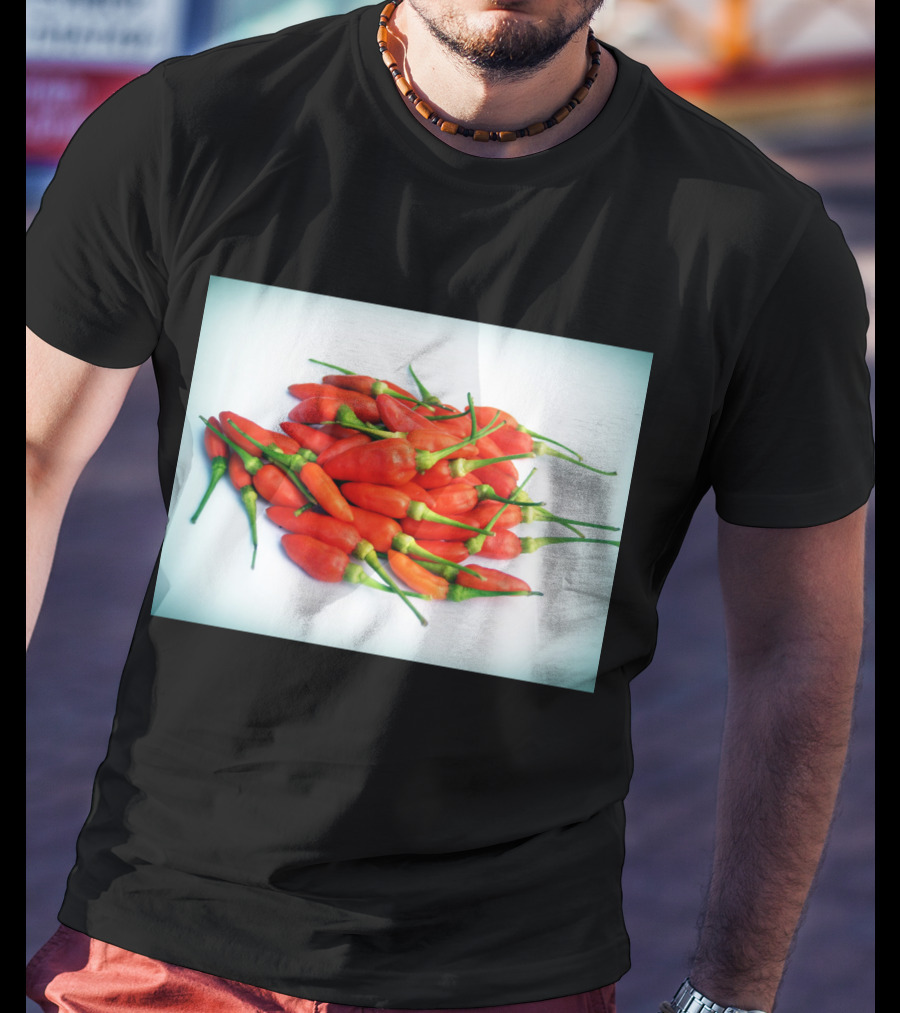 Red Chilli Peppers Abundance Hot And Spicy T-Shirt