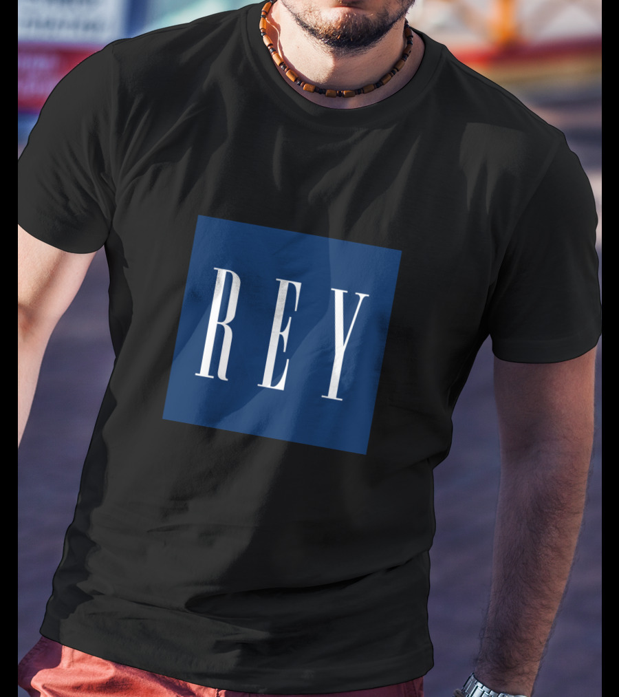 Rey Blue Square Block T-Shirt