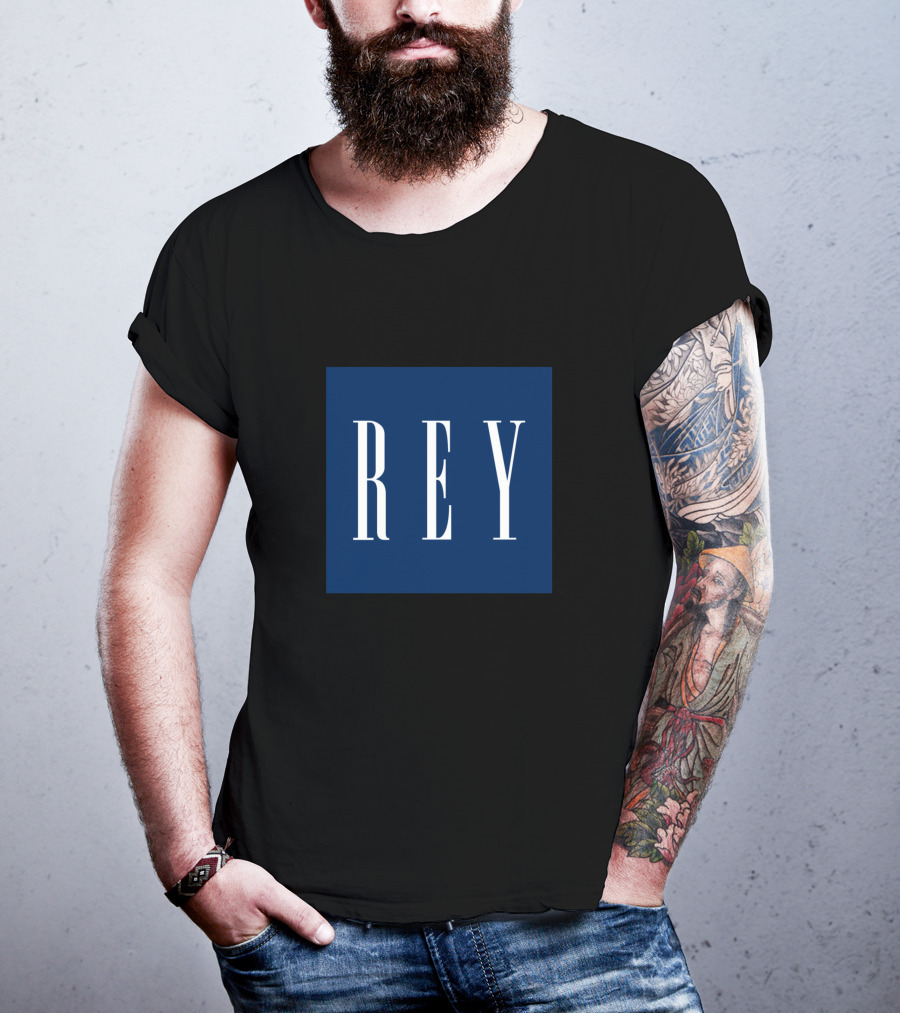Rey Blue Square Block T-Shirt