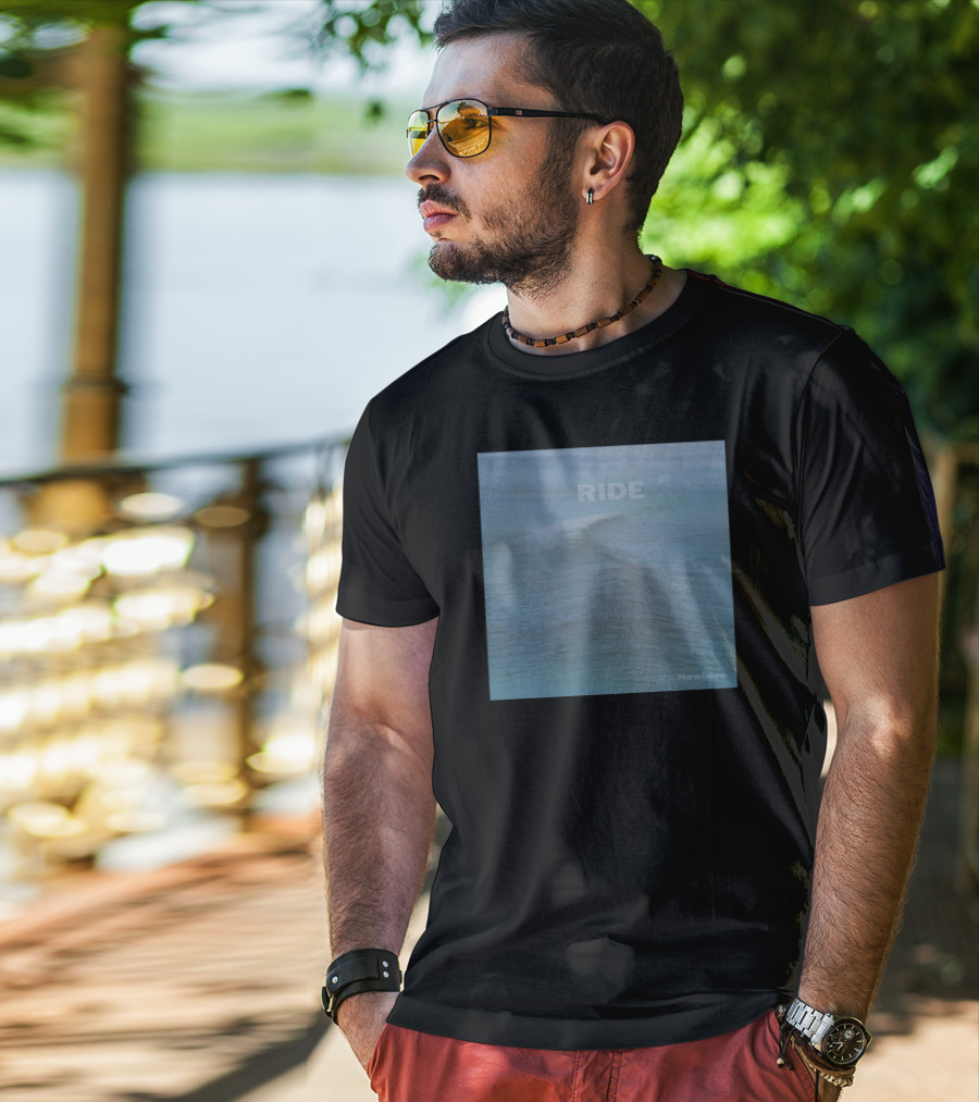 Ride Nowhere Album Cover Ocean Wave T-Shirt