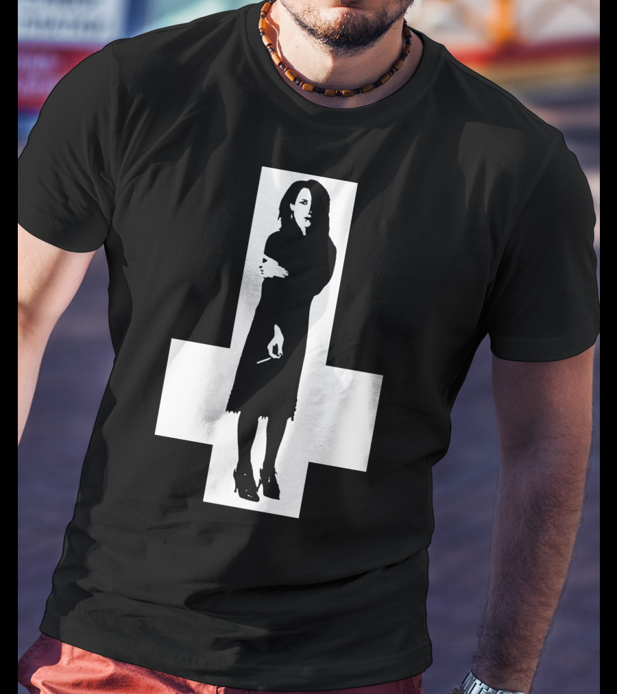 Rozz Williams Gothic Silhouette Cross T-Shirt