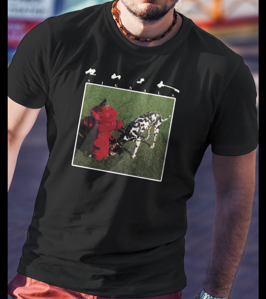 Rush Signals Dalmatian And Fire Hydrant T-Shirt