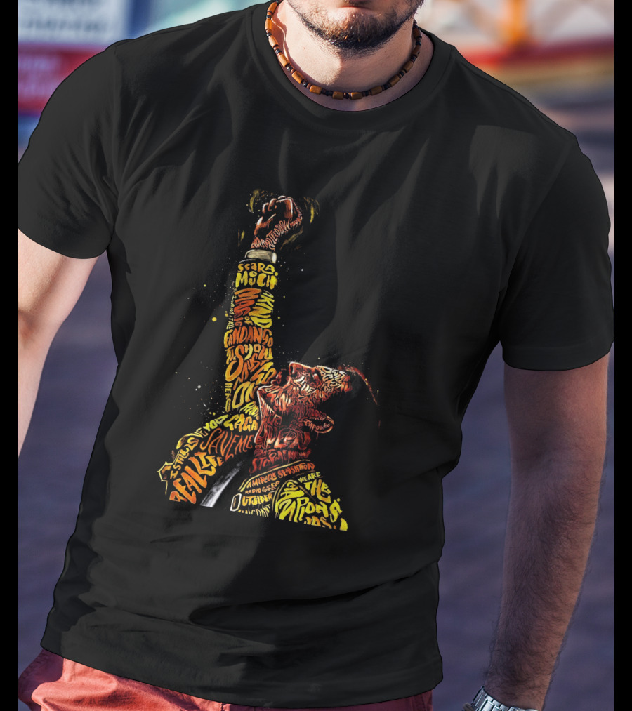 Queen Lyrics Tribute Word T-Shirt