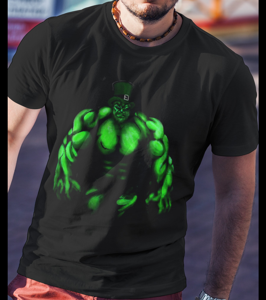 Hulk St Patrick's Day Green Leprechaun Hat T-Shirt