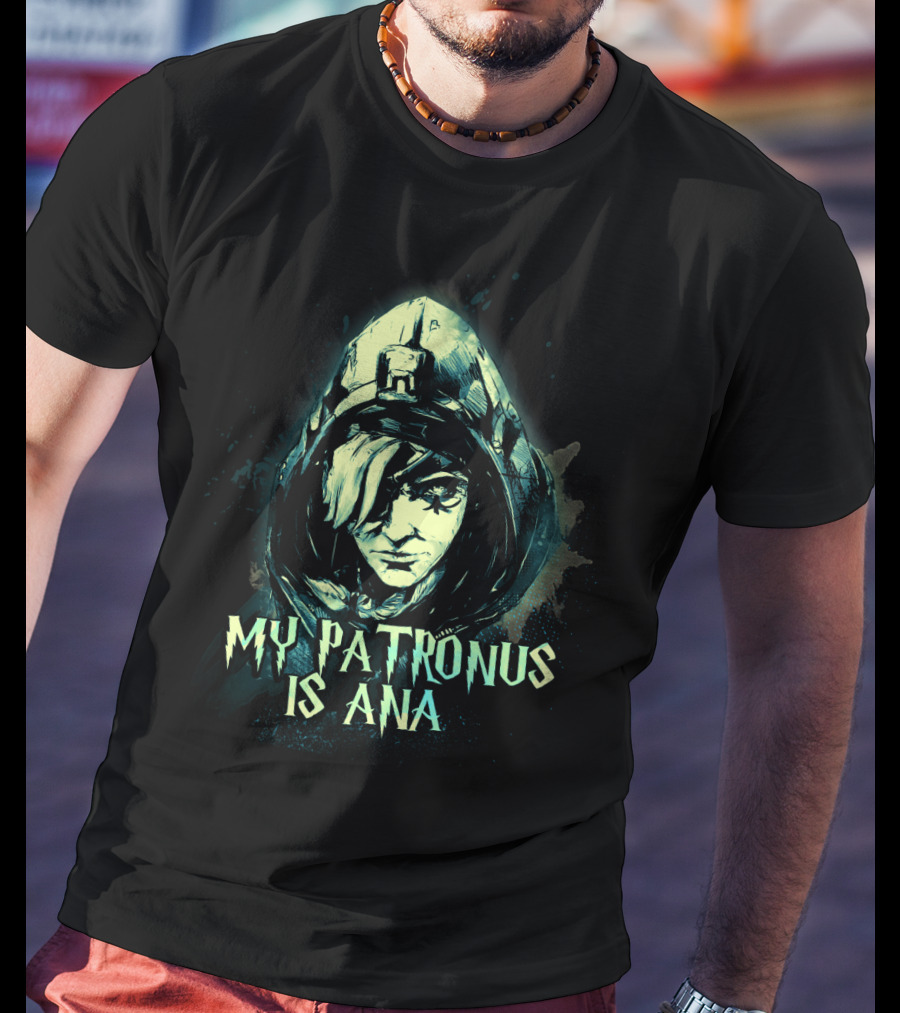 Overwatch My Patronus Is Ana Hoodie Character T-Shirt
