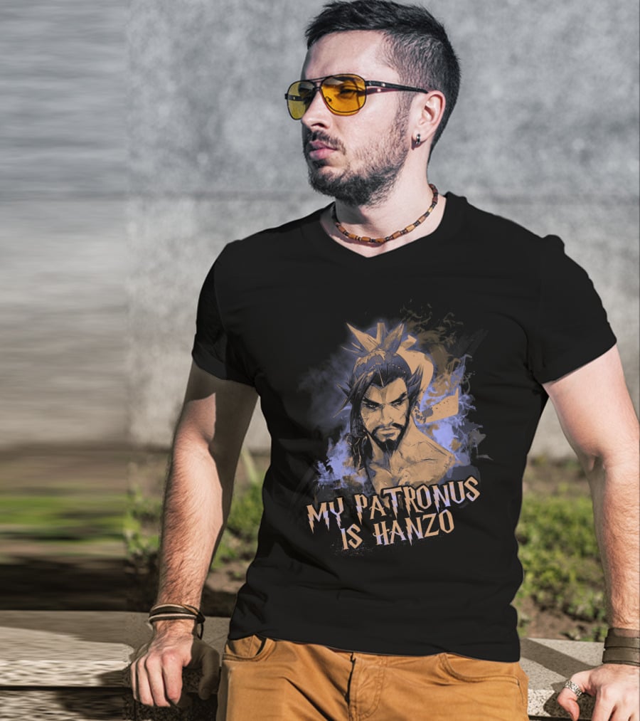 Game Overwatch My Patronus Is Hanzo Character T-Shirt