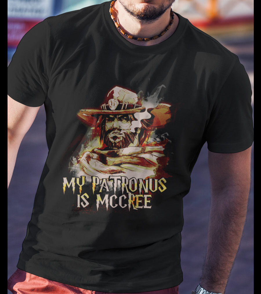 Overwatch McCree My Patronus Wizardry Meme Fusion T-Shirt