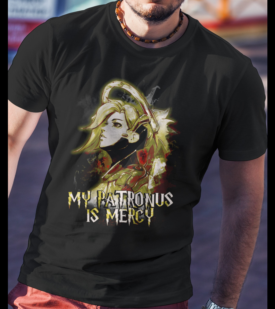 My Patronus Is Mercy Overwatch Gaming Character T-Shirt