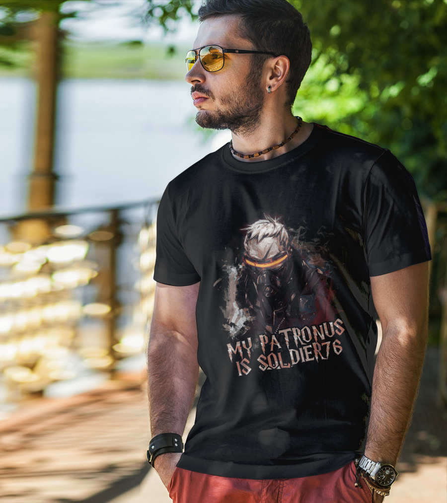 Game Overwatch Soldier76 My Patronus Is Soldier76 T-Shirt