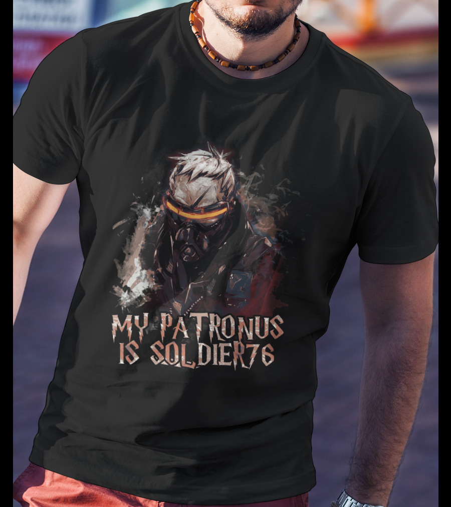 Game Overwatch Soldier76 My Patronus Is Soldier76 T-Shirt
